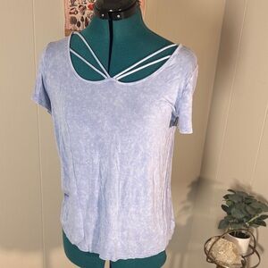 Aina Be Light Blue Tie Dye Women's T Shirt